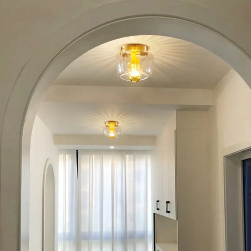 Romantische Glaswandleuchte mit warmweißem Licht für stimmungsvolle Innenbeleuchtung - vue 6 sur 10