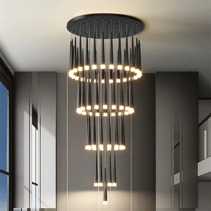 lustre suspendu moderne à LED pour intérieur contemporain - vue 5 sur 14