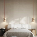 LED-Pendelleuchte im nordischen Stil mit Grottenform