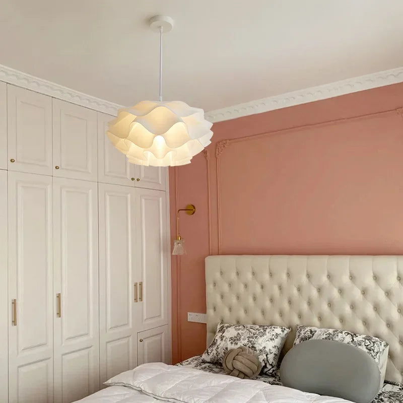 Suspension Créatif Nordique Fleur Acrylique Pin LED Simple Salon Chambre Enfants Décoration Éclairage Intérieur - vue 4 sur 13