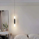 LED-Pendelleuchte mit zwei Lichtquellen aus nordischem Kristall