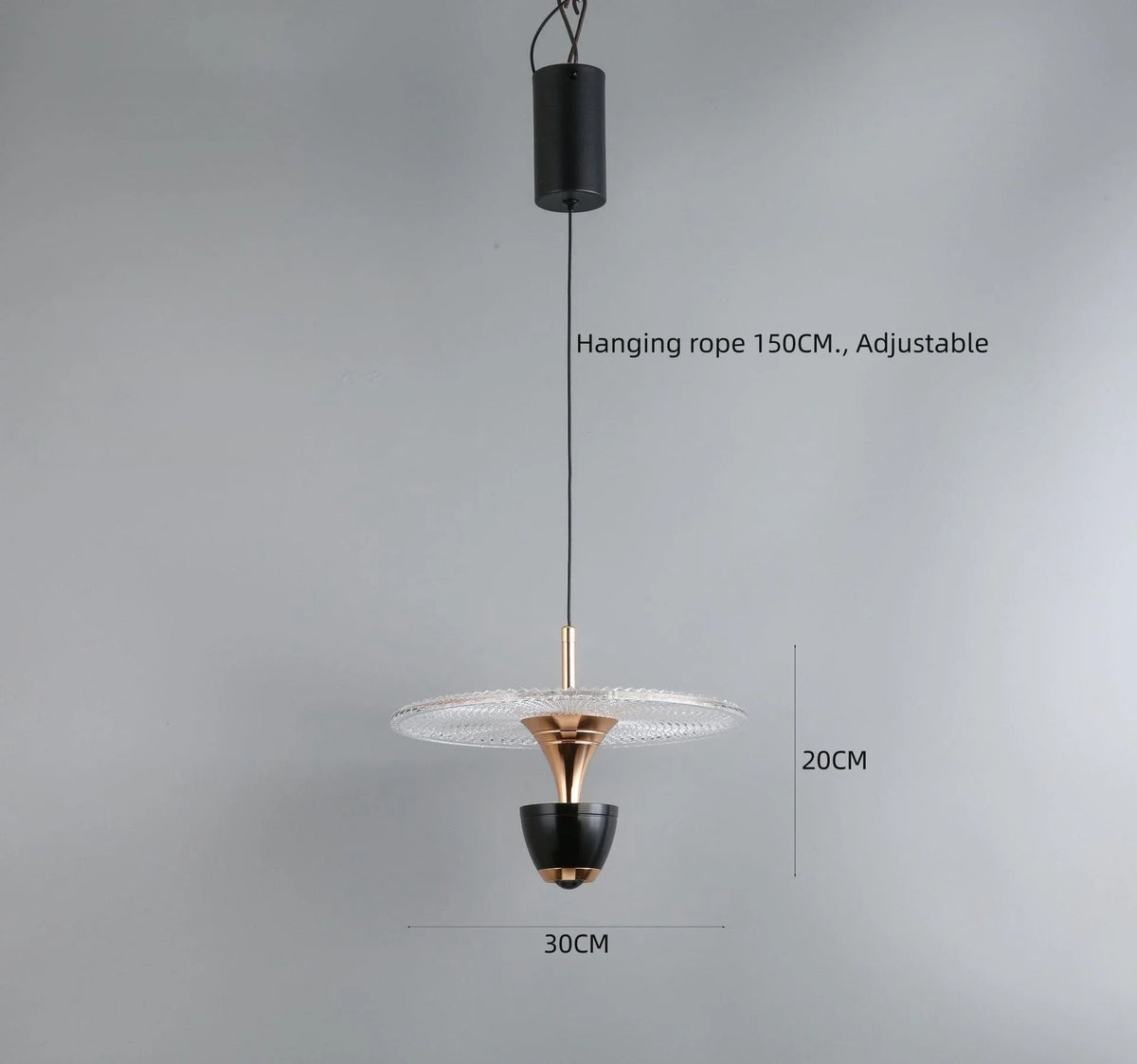 Moderne minimalistische Pendelleuchte für elegante Inneneinrichtung