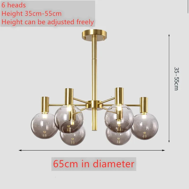 suspension led moderne vintage pour cuisine et salon