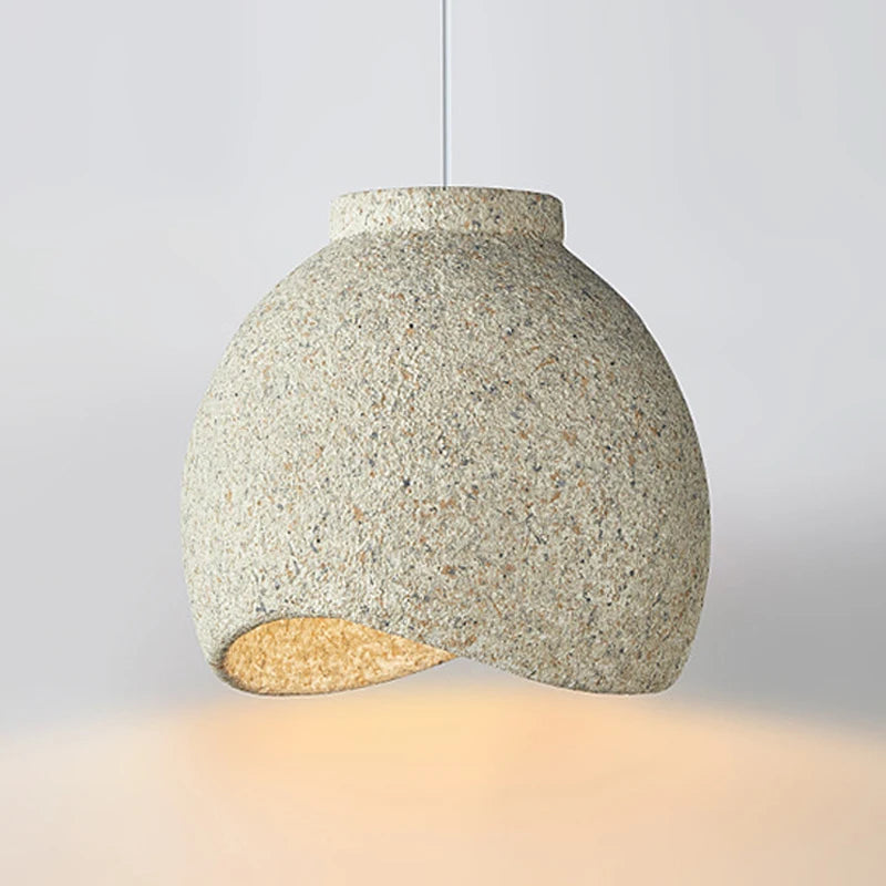 lustre wabi sabi nordique pour restaurant bar et décoration familiale - vue 5 sur 10