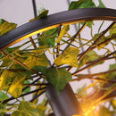 lustre à roues en fleurs de cerisier à têtes multiples pour espaces commerciaux