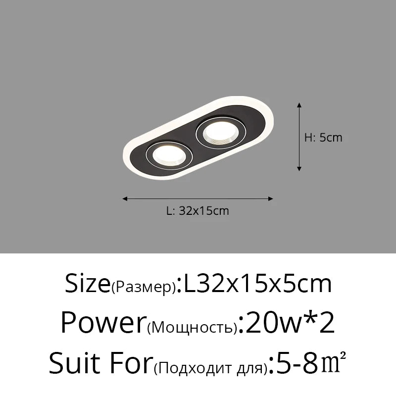 plafonnier led moderne pour décoration intérieure élégante et contemporaine - vue 19 sur 20