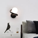 Moderne LED-Wandleuchte aus Glas Kugelform nordisches Design