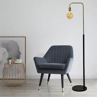 lampadaire rétro en laiton led au design créatif minimaliste