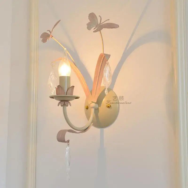 applique murale led papillon pour chambre enfant décoration lumineuse - vue 8 sur 8