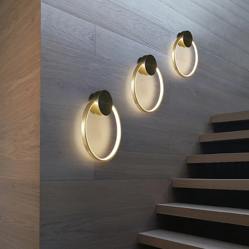 applique murale led en laiton style art déco pour intérieur moderne - vue 4 sur 23