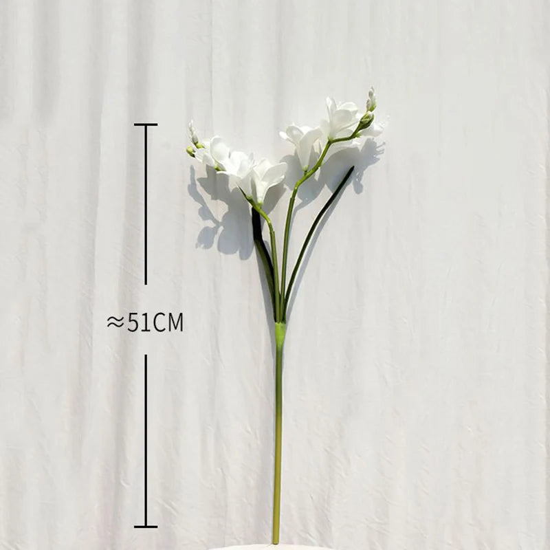 fleurs artificielles orchidées bouquet de mariage décoration élégante - vue 7 sur 9