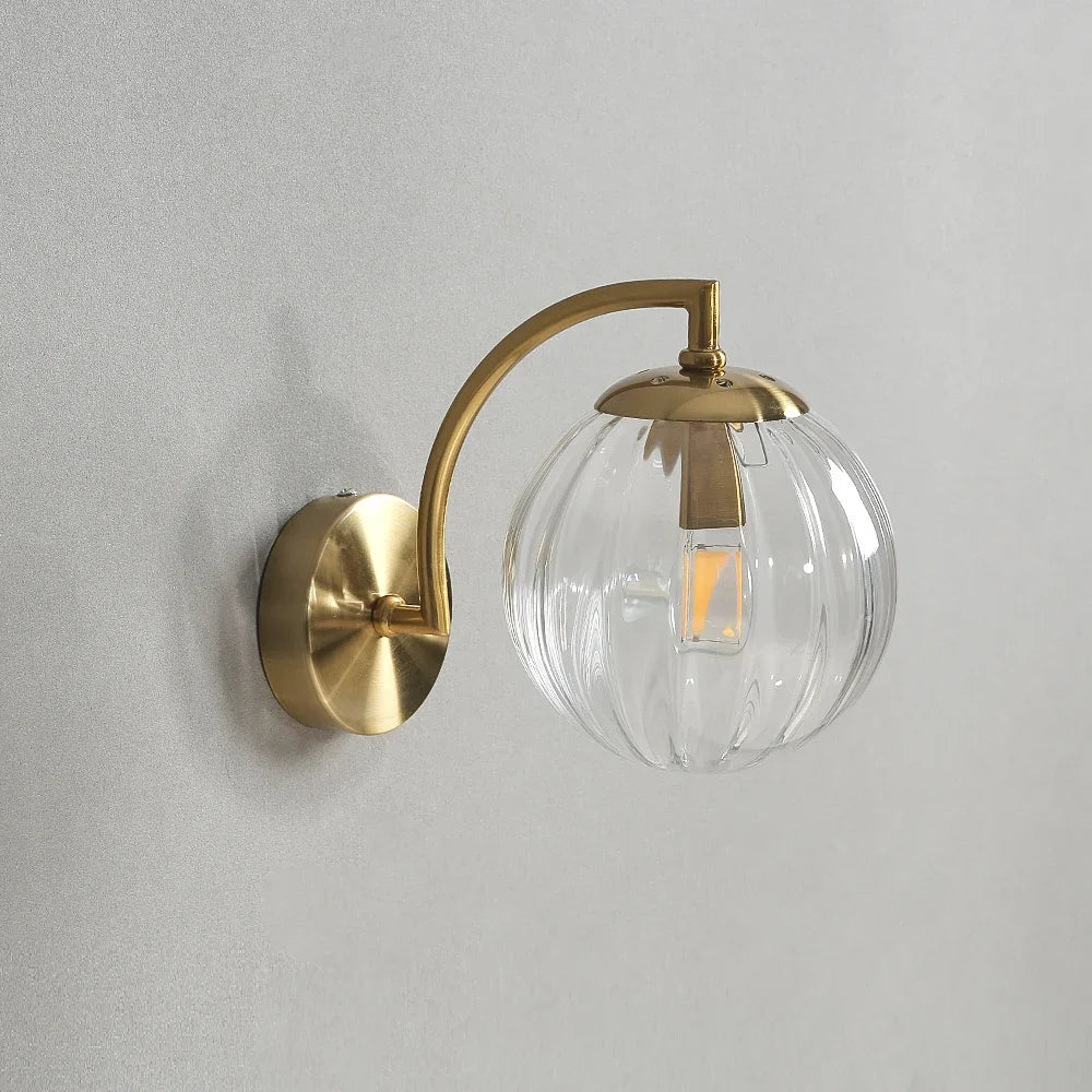 Moderne minimalistische LED-Wandleuchte im nordischen Stil für den Innenbereich