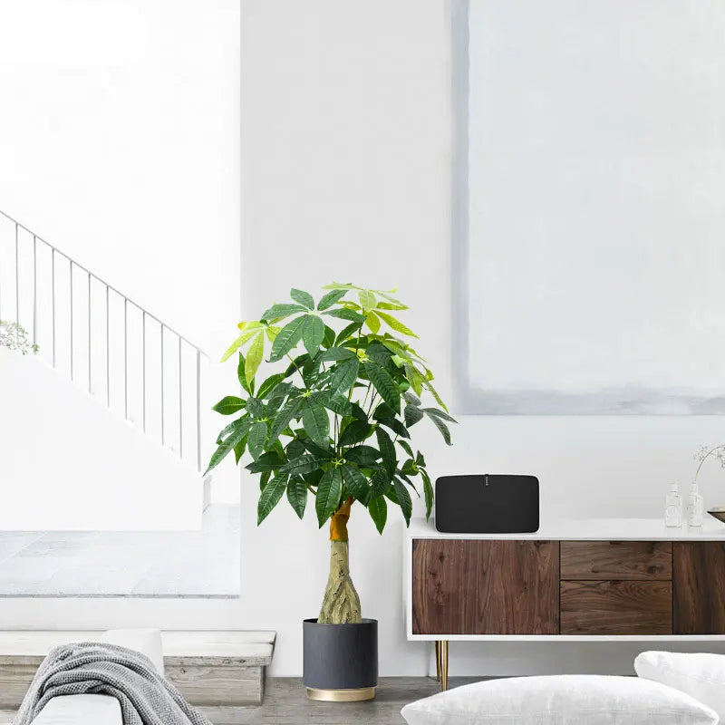 plantes artificielles grandes faux arbre monstera décoration verte intérieure extérieur - vue 6 sur 7