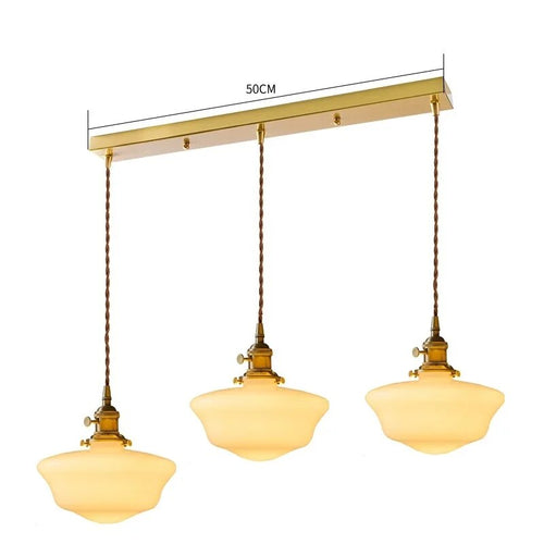LED-Pendelleuchte aus milchweißem Glas - vue 23 sur 30