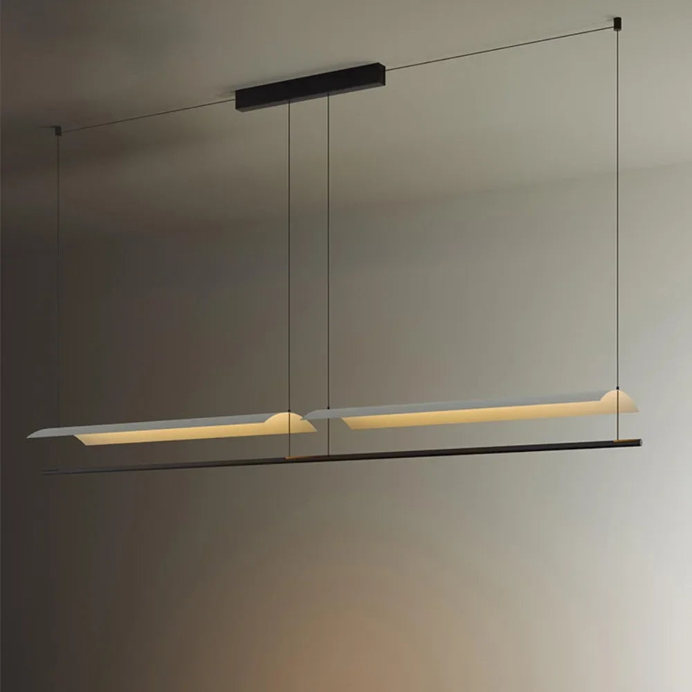 lustre minimaliste scandinave en tuiles pour bureau - vue 2 sur 11