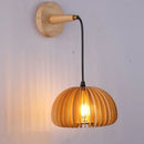 LED-Wandleuchte aus Holz im japanischen Stil für die Innendekoration
