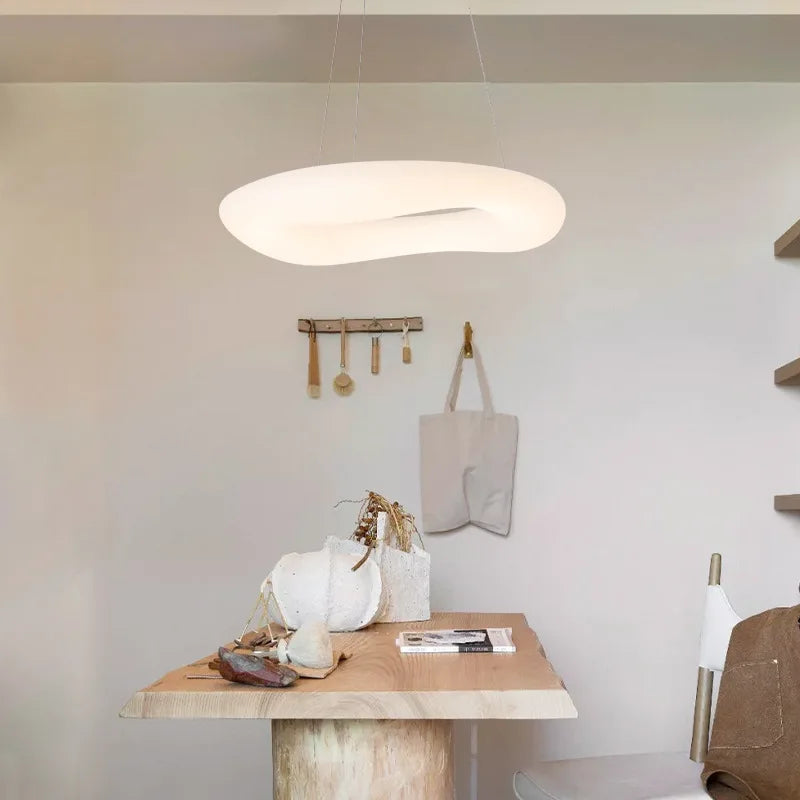 Moderner nordischer LED-Kronleuchter Wolke Pendelleuchte - vue 3 sur 30