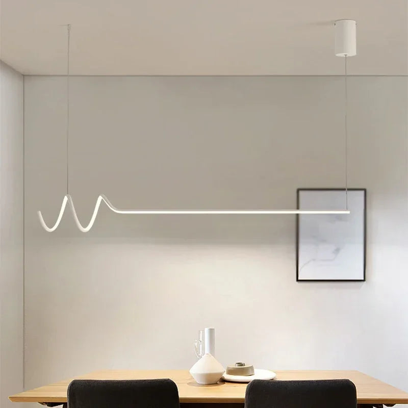 suspension moderne en led pour décoration d'intérieur élégante - vue 4 sur 10