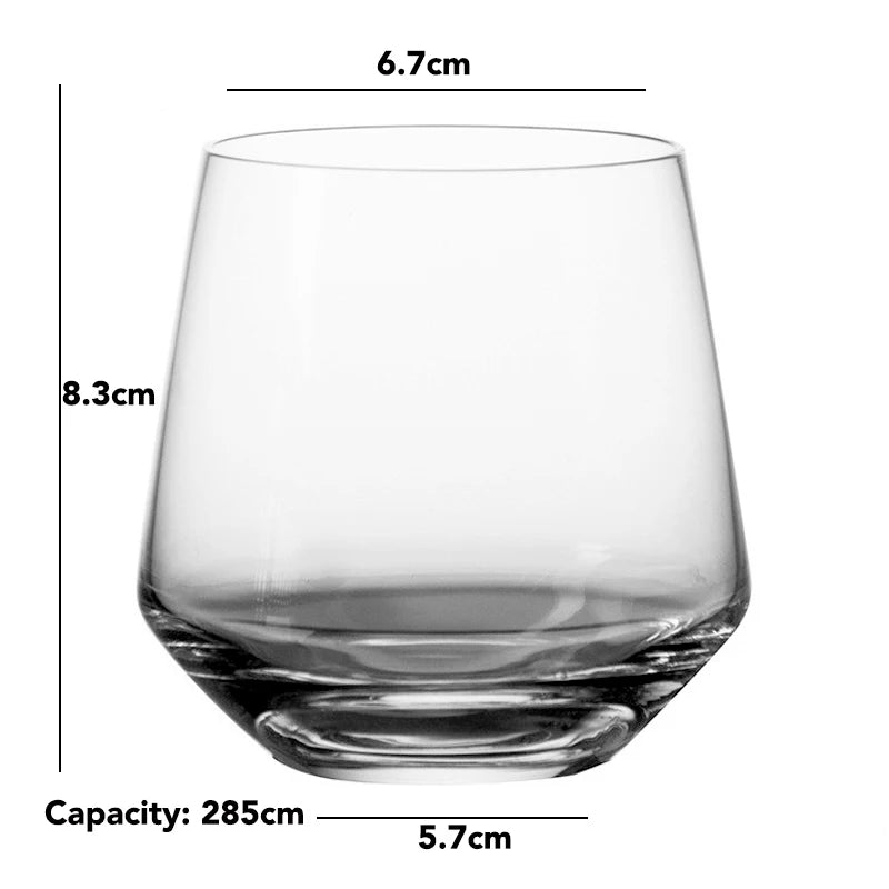 Verres whisky relief épais résistants pour cocktails rhum