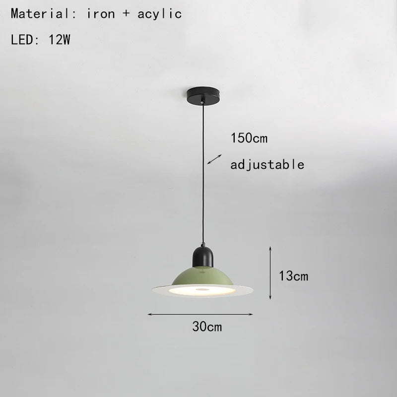 LED-Pendelleuchte aus Metall mit einstellbarem Licht - vue 12 sur 17