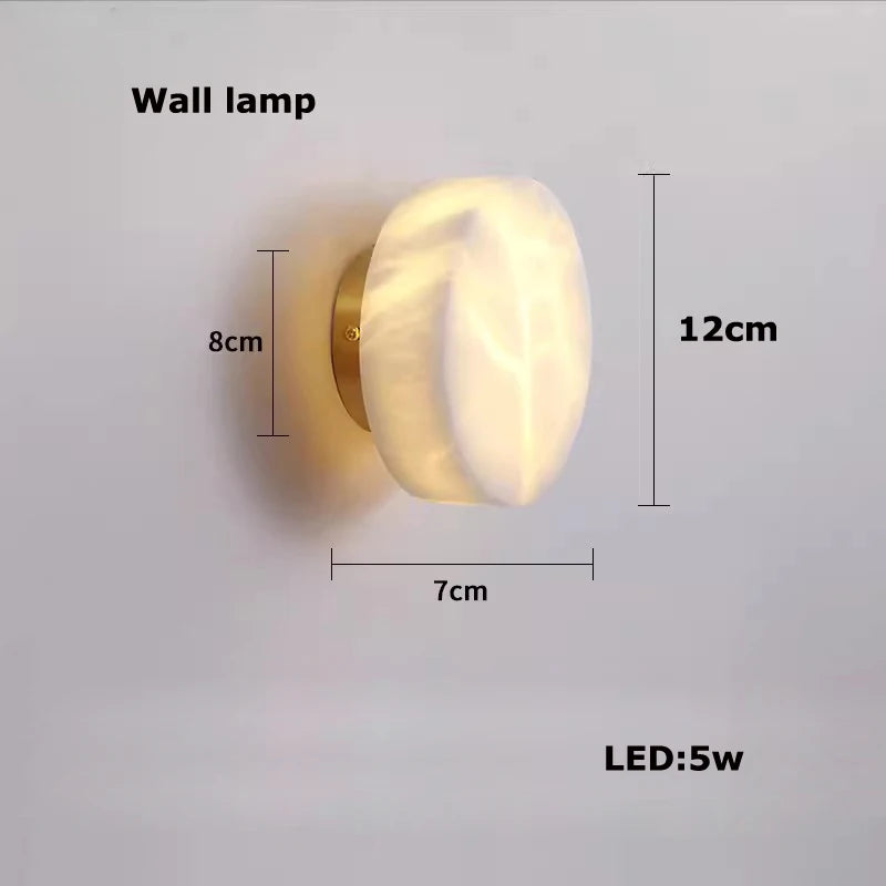 lustre en marbre acier inoxydable à led dimmable pour éclairage intérieur - vue 11 sur 10