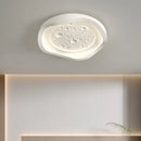 plafonnier led moderne en résine forme cratère de lune décoratif