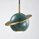 Suspension led marbre design moderne