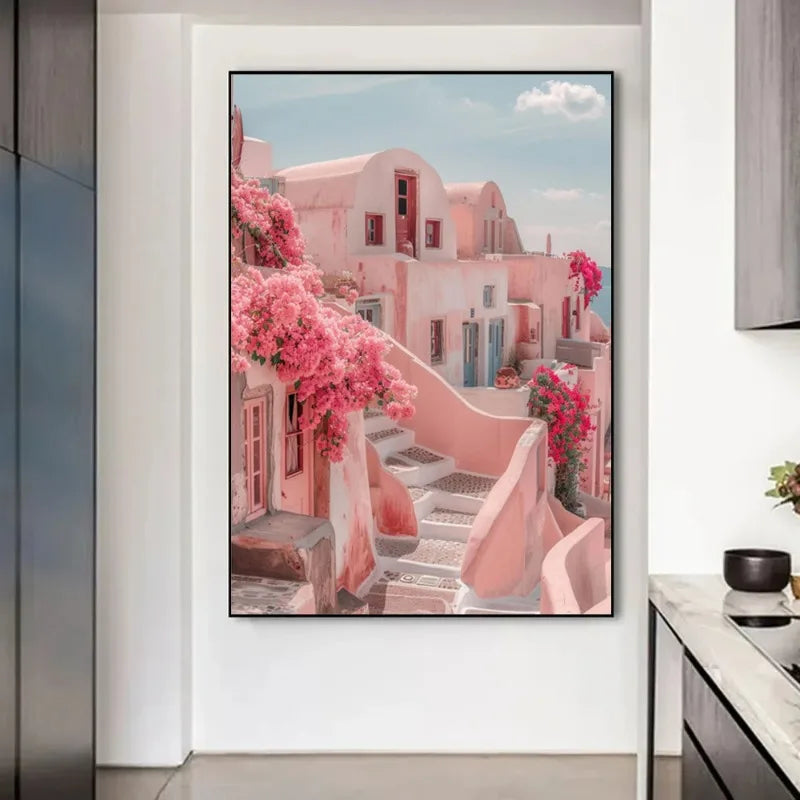 affiches modernes de paysages de voyage en grèce