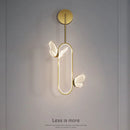 applique murale led papillon design nordique pour décoration intérieure