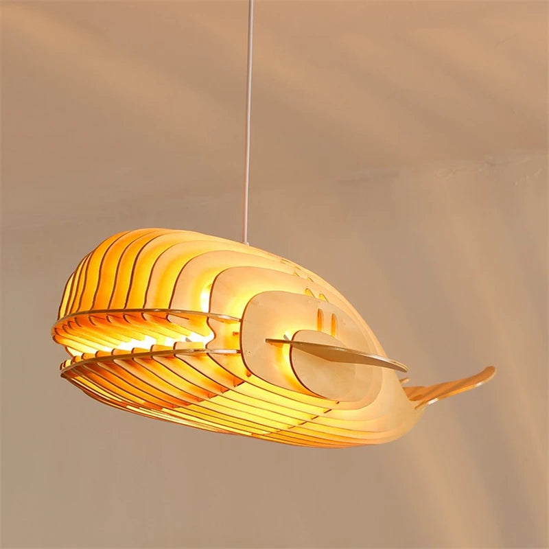 Moderne und kreative Pendelleuchte in Walform - vue 6 sur 7