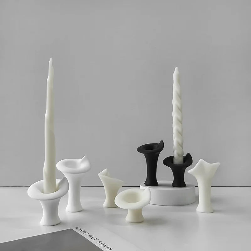 moule en silicone pour chandelier d'aromathérapie décoratif à faire soi-même
