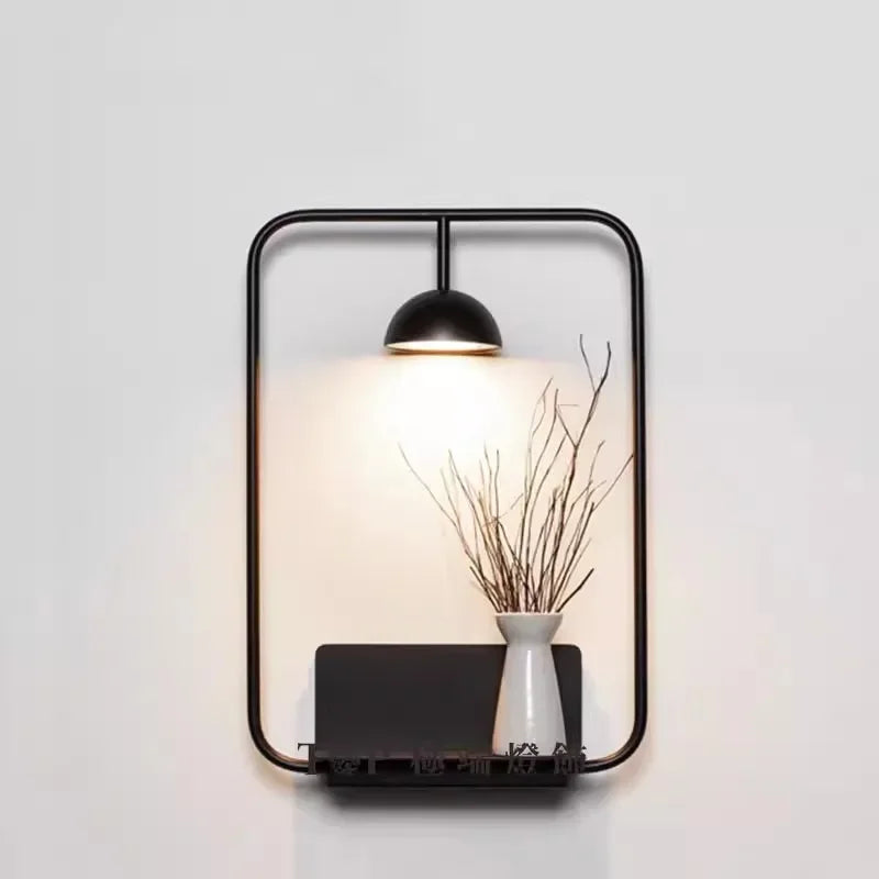 Modern Storage Wall Lamp, Minimalist Bedroom, Living Room Wall Lamp, Reading Personalized Atmosphere, Study LED Wall Lamp - vue 2 sur 10