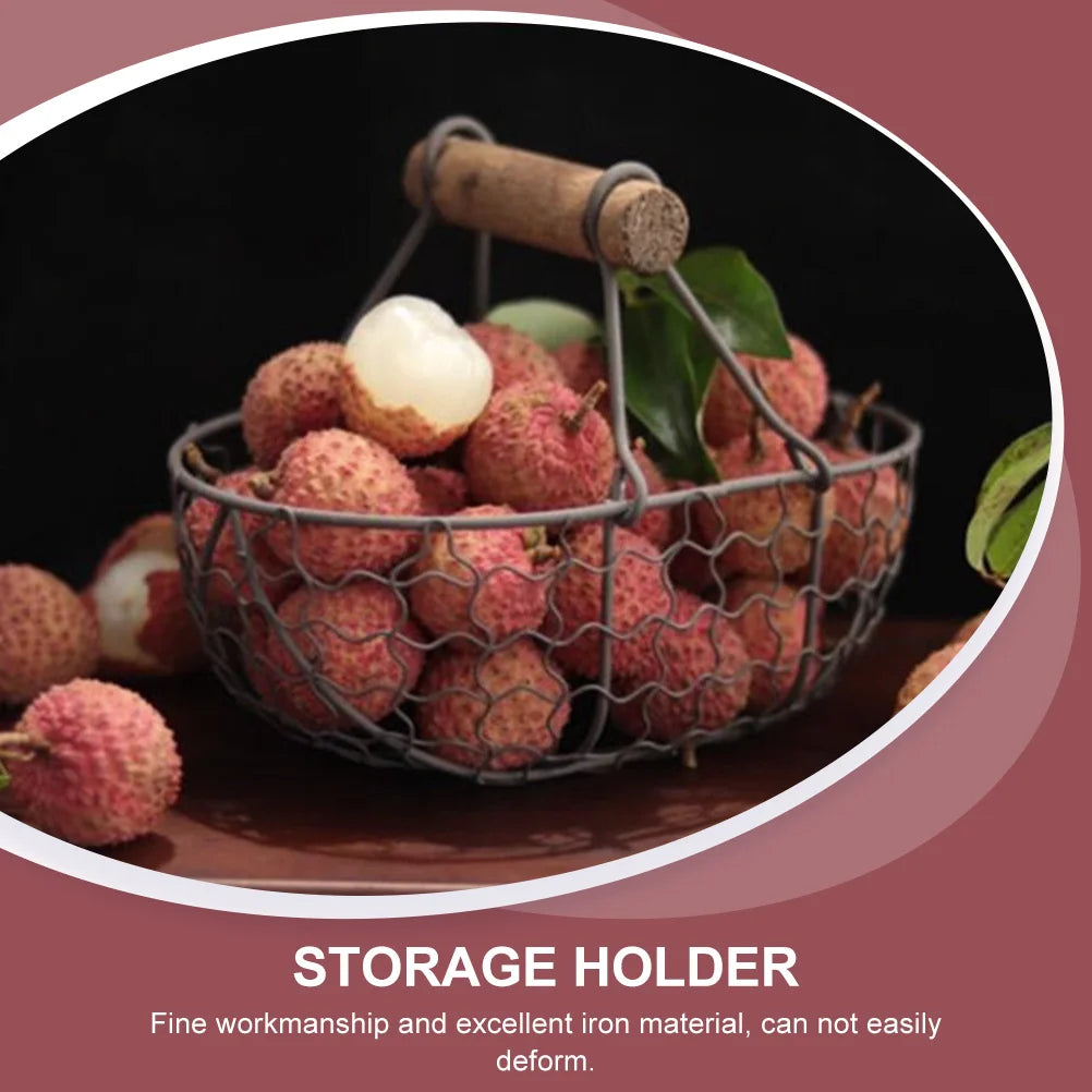 panier à œufs en métal support pour fruits et légumes - vue 4 sur 7