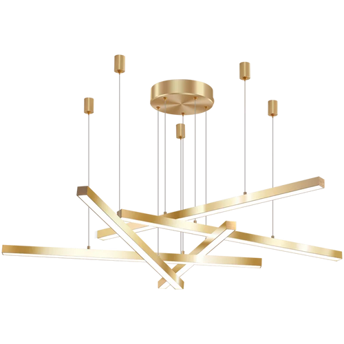 suspension en cuivre avec bande dorée pour décoration intérieure