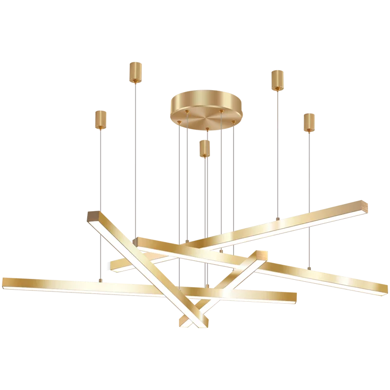 suspension en cuivre avec bande dorée pour décoration intérieure - vue 3 sur 14