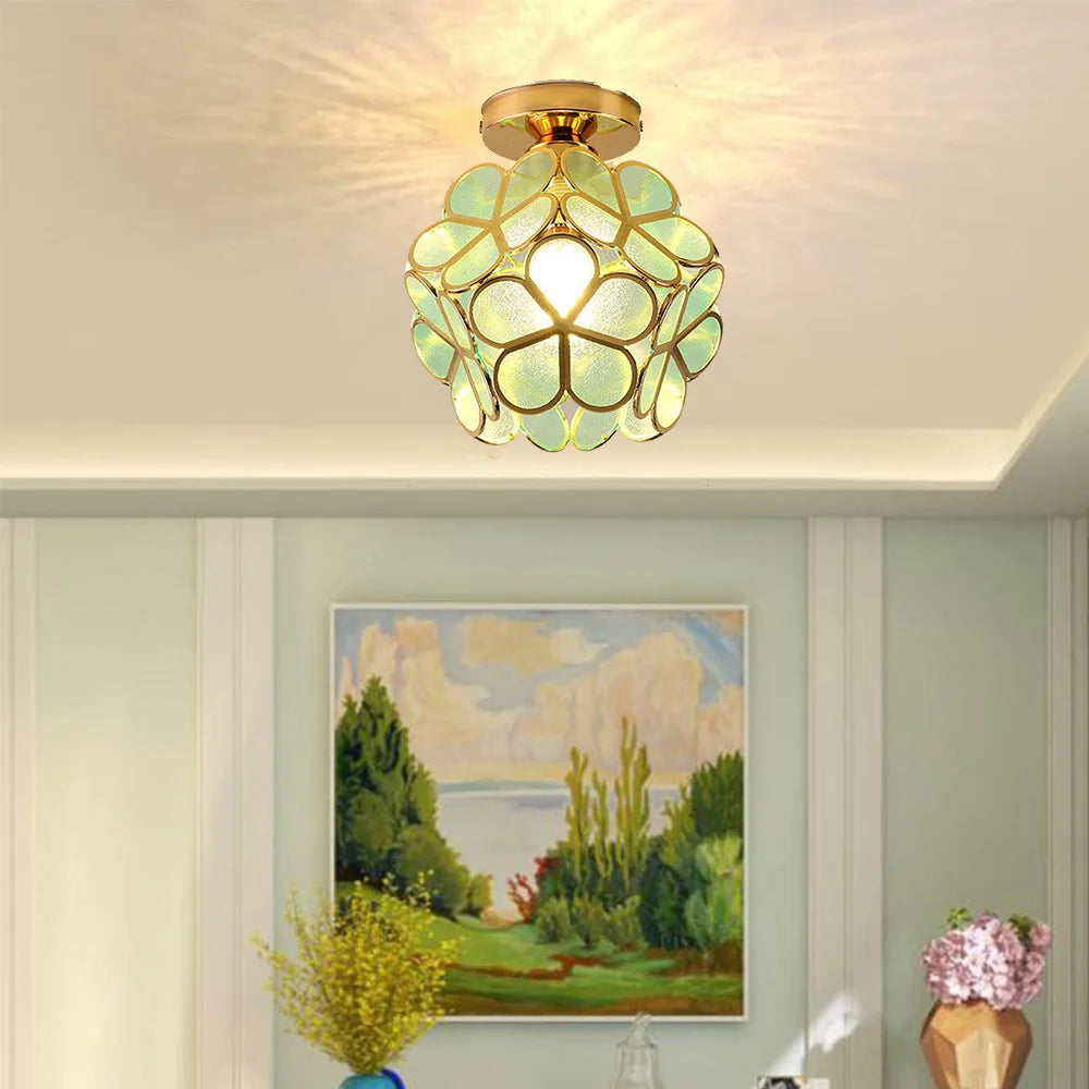 Moderne LED-Deckenleuchte aus Acryl für helle Innenräume - vue 5 sur 6