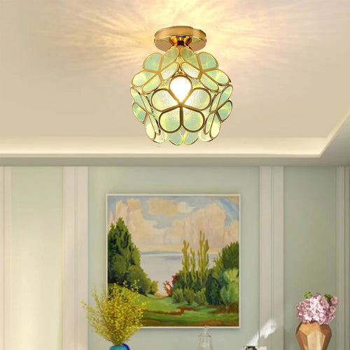 Moderne LED-Deckenleuchte aus Acryl für helle Innenräume - vue 6 sur 6