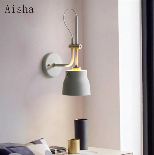 Industrielle LED-Wandleuchte mit verstellbarem Arm für nächtliches Lesen - vue 5 sur 8