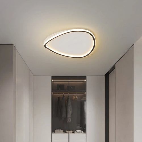 plafonniers modernes nordiques à bande led pour allée et balcon