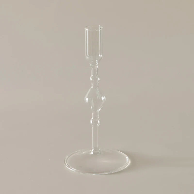 bougeoir en verre pour décoration intérieure créative et élégante - vue 11 sur 18