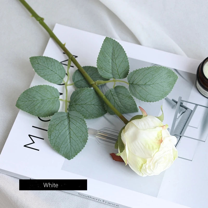 fleur de rose artificielle pour décoration de mariage et table - vue 11 sur 12