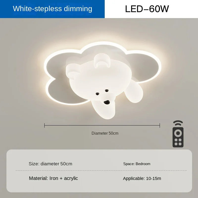 LED-Deckenleuchte Bär für Kinderzimmer