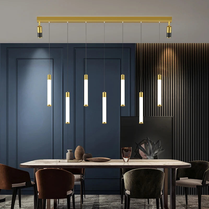 lustre moderne lumineux à économie d'énergie pour une ambiance chaleureuse - vue 7 sur 14