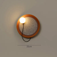 applique murale ronde réglable nordique créative et simple