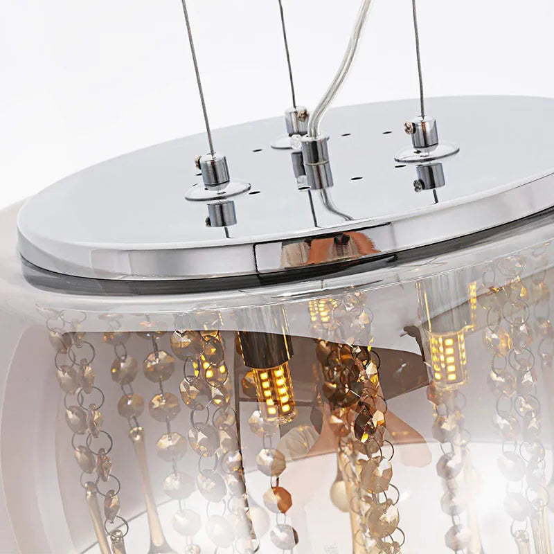 luminaire suspendu en cristal de luxe - vue 4 sur 5