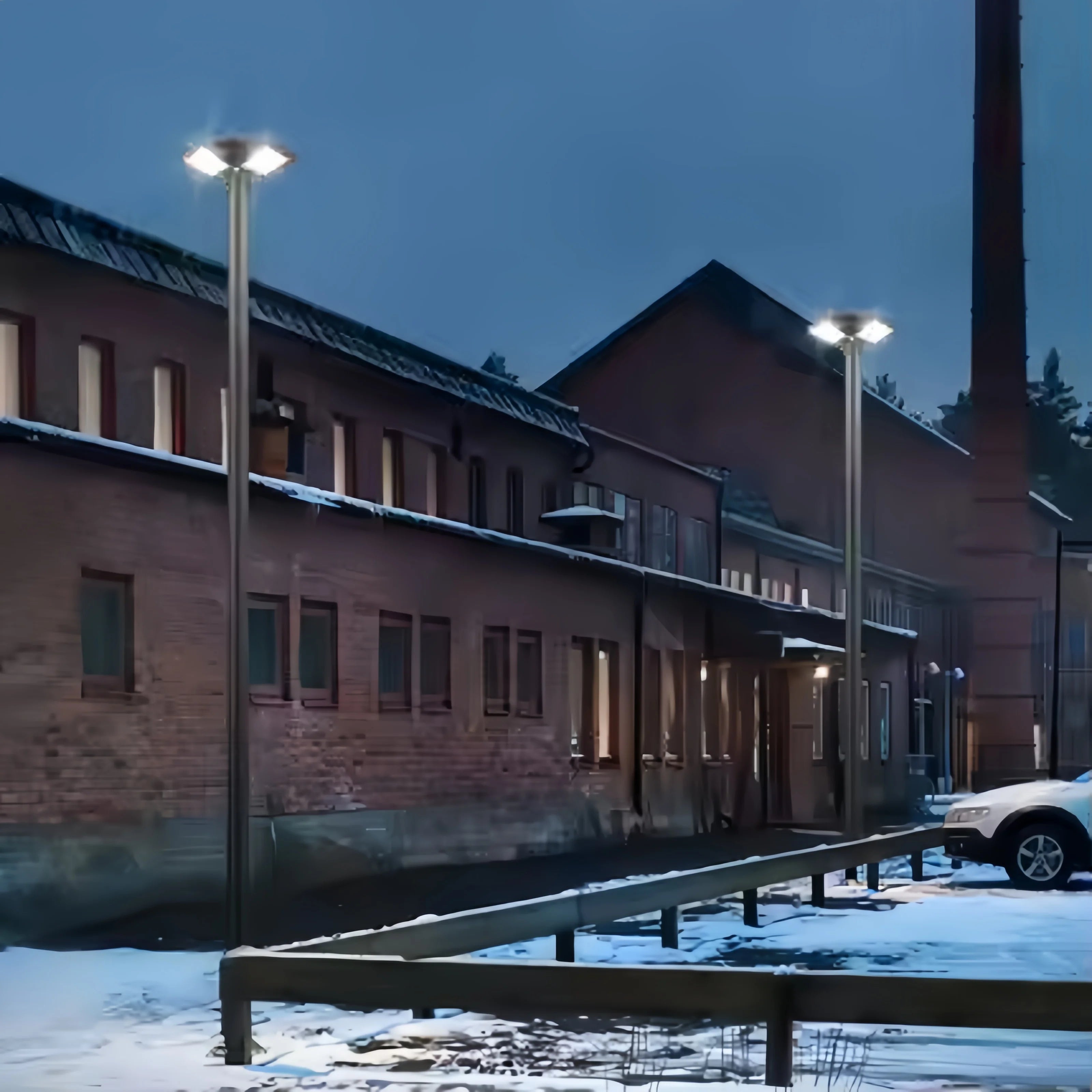 Runde Solarleuchte für Garten und Außenbeleuchtung - vue 9 sur 17