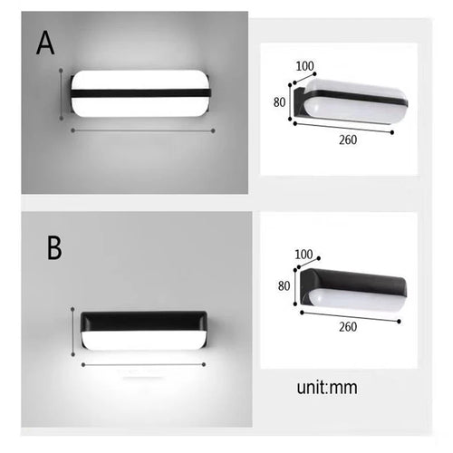12W 24W courtyard wall light indoor and outdoor wall sconce lamp beautiful design fantastic garden lawn led lighting