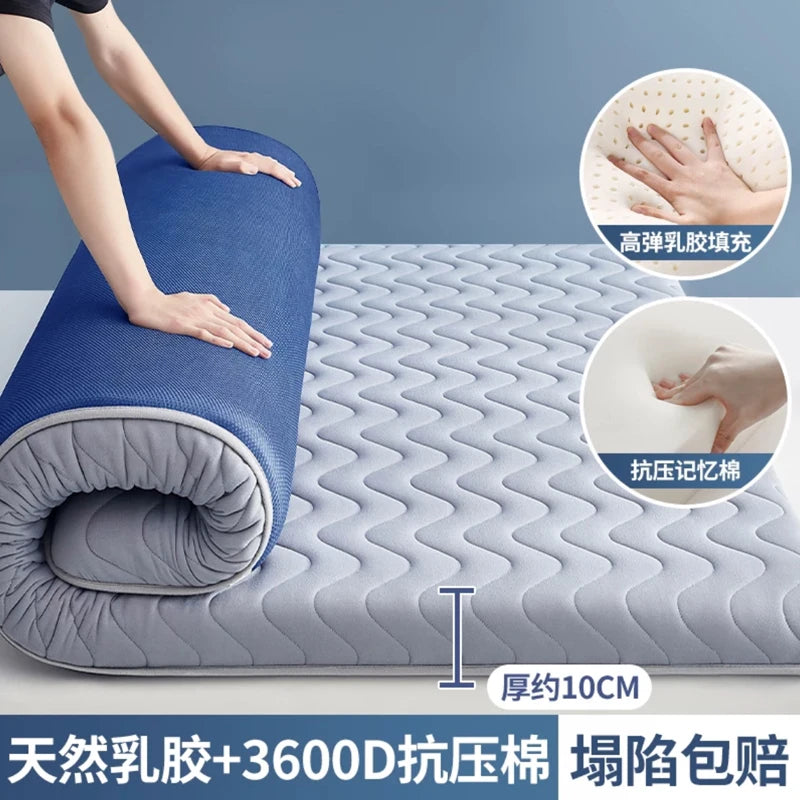 matelas latex rembourrage doux épais pour dortoir et maison