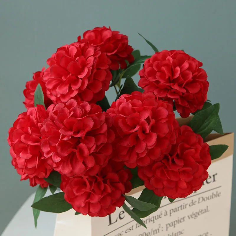 lot de 10 bouquets de pissenlit artificiels pour décoration intérieure et événements