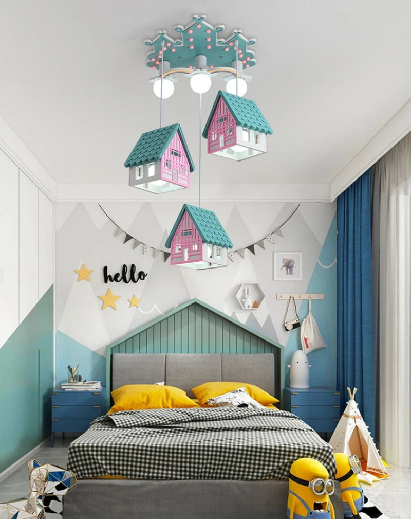 lustre pour enfant décorations de noël suspension - vue 5 sur 8